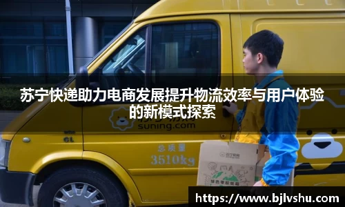 苏宁快递助力电商发展提升物流效率与用户体验的新模式探索
